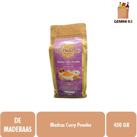 

De Maderaas Madras Curry Powder / Bubuk Kari Madras India 450GR