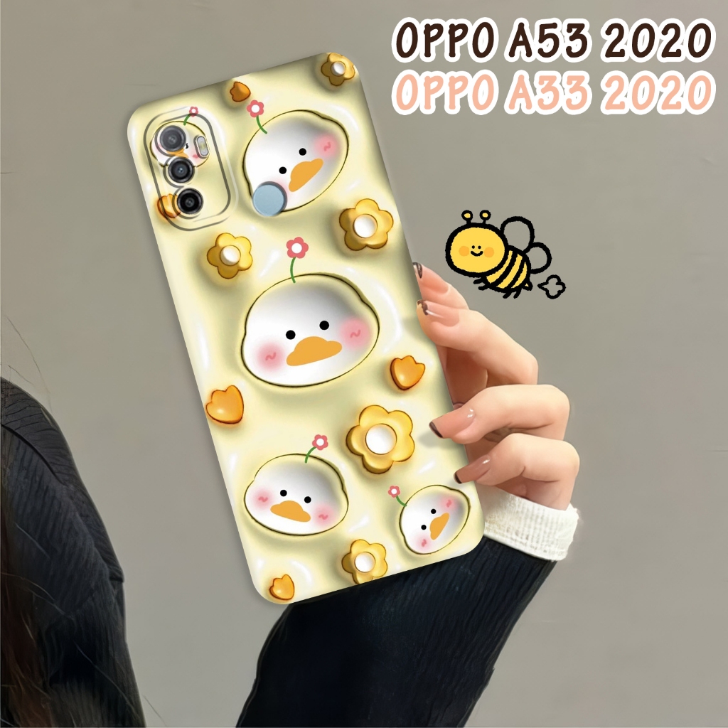 Softcase OPPO A53 / A33 2020 Case Motif Kartun Silikon Softcase Pro Kamera