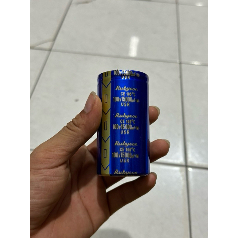 ELCO 15000UF 100V RUBYCON BIRU