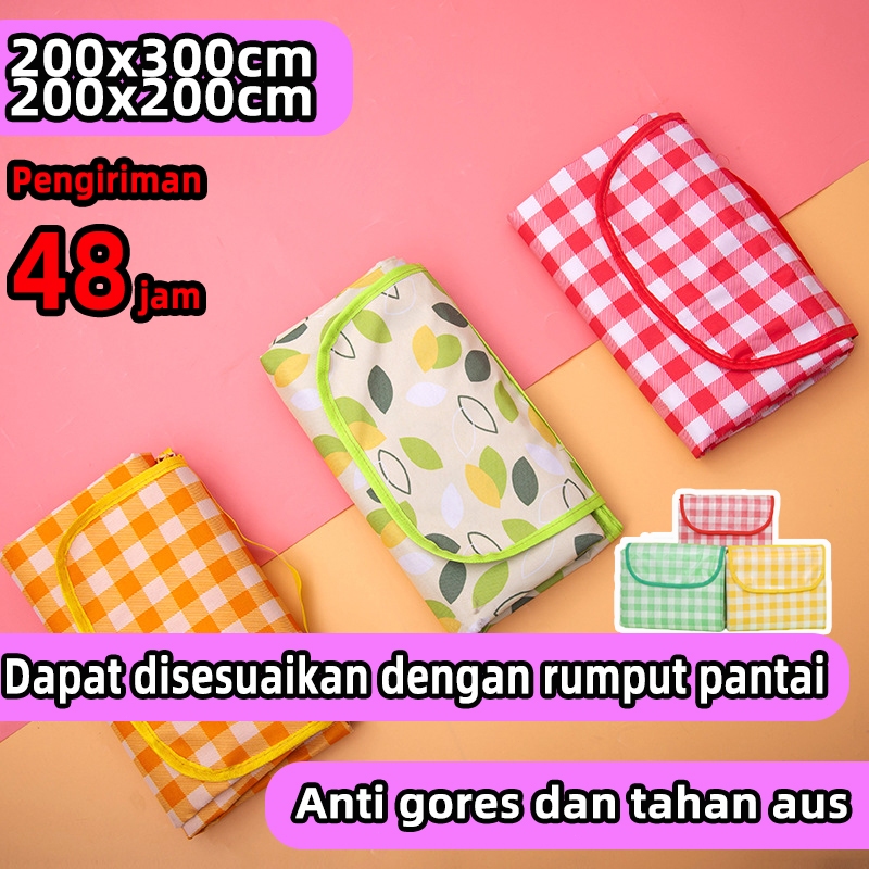【grandmaster】kain piknik aesthetic tiker piknik waterproof tikar lipat piknik aesthetic