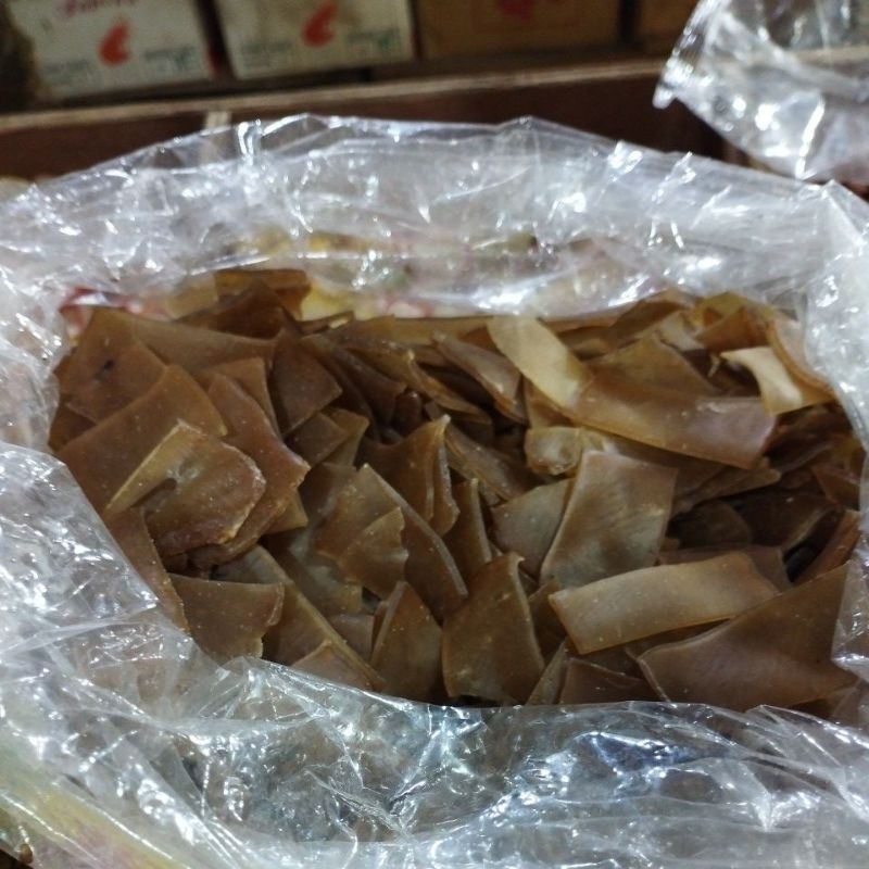 

krupuk gendar coklat