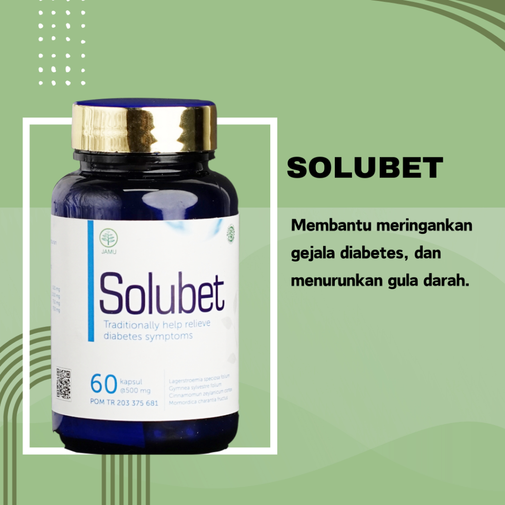 SOLUBET Asli 100% Solubet diabetes ampuh / obat diabetes ampuh original