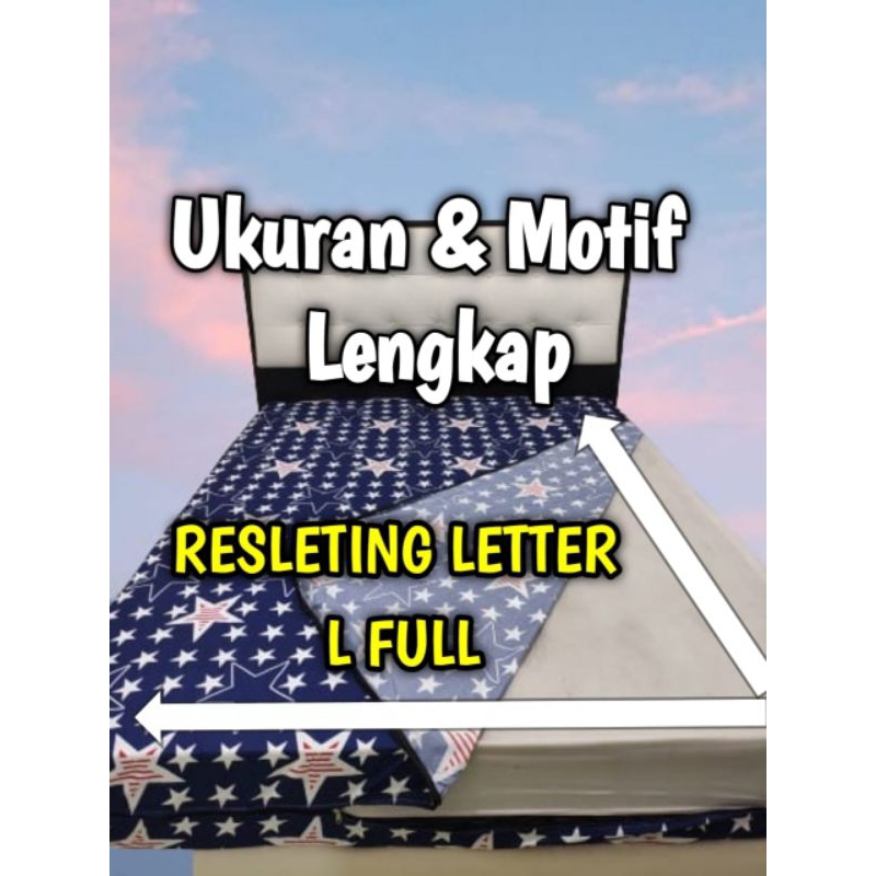 SPREI RESLETING 180X200,SARUNG KASUR,SARUNG KASUR BUSA RESLETING,URUNG KASUR BUSA RESLETING,SARUNG K