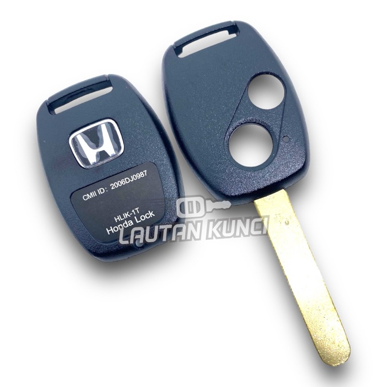 KODE E45S Casing Kunci Remot 2 Tombol Mobil Honda Jazz Brio Mobilio CRV