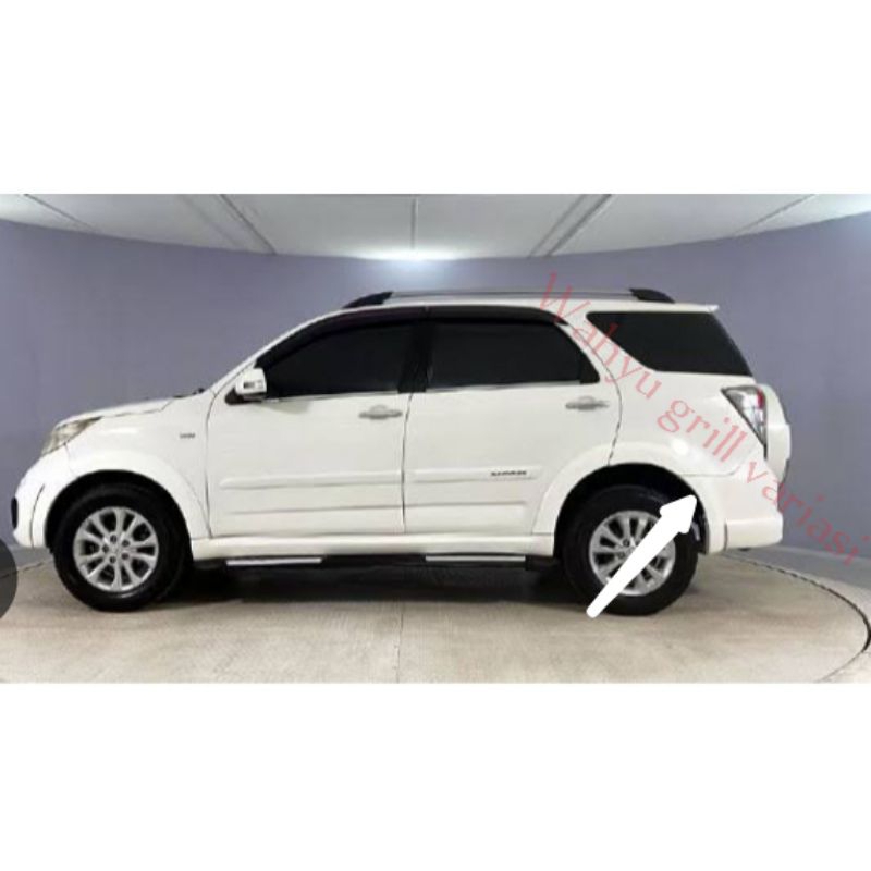 over fender belakang rush Terios tx adventure