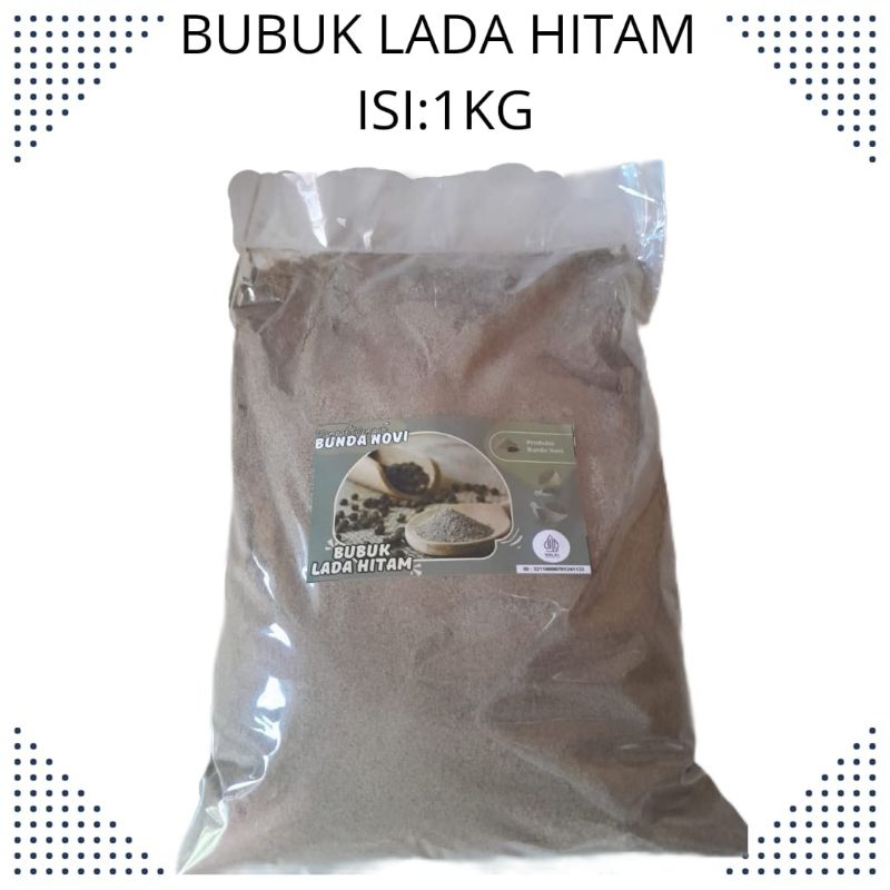 

lada hitam 1 kg/merica bubuk/ bubuk lada hitam murni/bubuk rempah/bumbu dapur