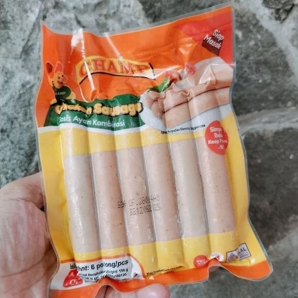 

MOOJOK-champ chicken sausage sosis ayam kecil 150 gr enak murah isi 6 instant Delivery Bandung