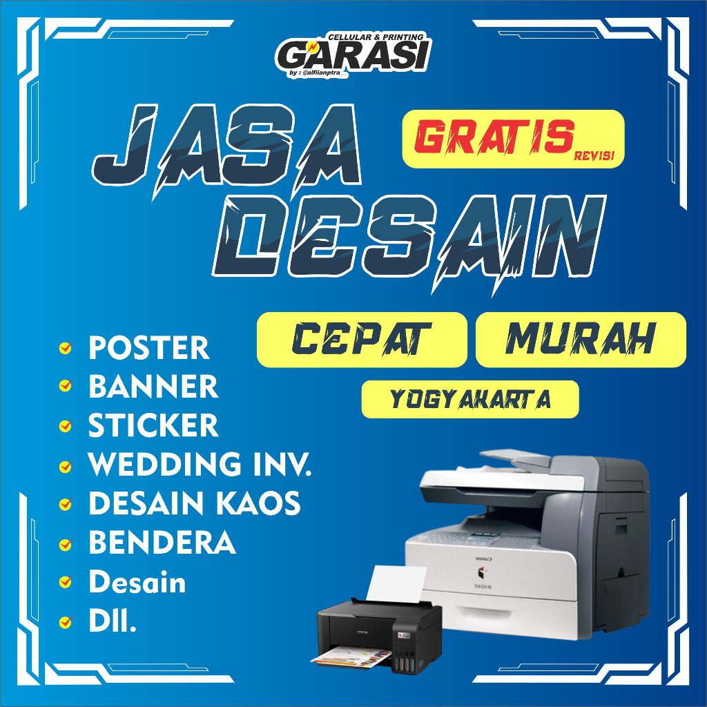 

JASA DESAIN GRAFIS, DESAIN LOGO, BANNER, SPANDUK, KAOS, BROSUR, POSTER, STIKER, LABEL, KEMASAN, MOCKUP, BISA REQUEST DLL....