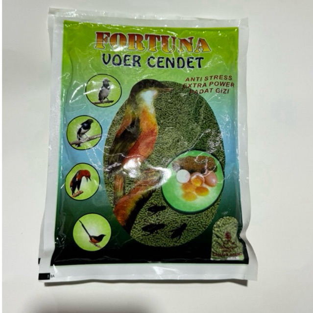 FORTUNA VOER CENDET PAKAN BURUNG CENDET MENGATASI MACET BUNYI MBAYI
