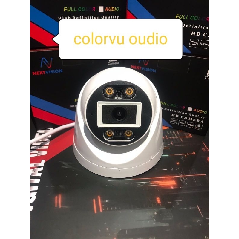 KAMERA CCTV INDOOR 8MP AUDIO COLORVU BUILD IN MIC AUDIO