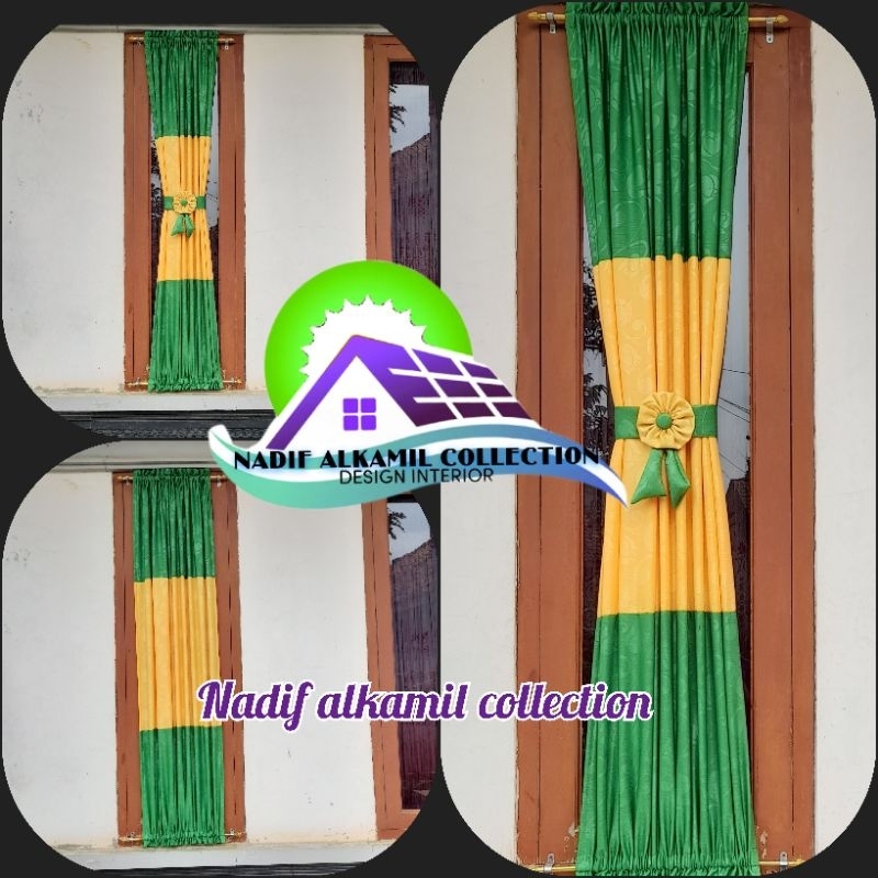 gorden jendela kecil, gorden kupu kupu tebal