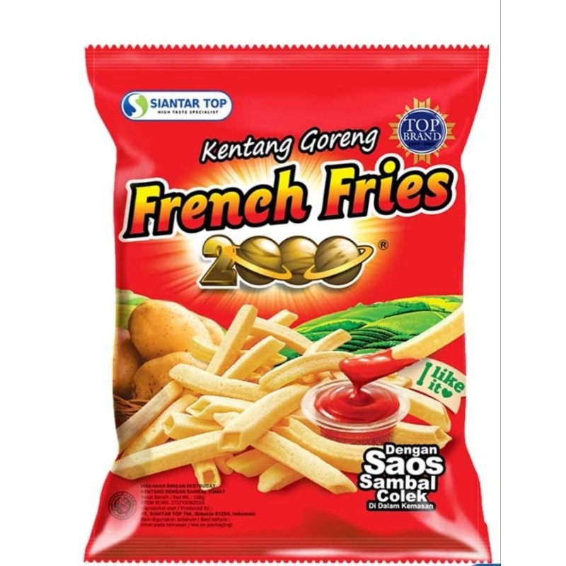 Kentang Goreng French Fries 2000 Premium 138g EXP.10/11 2024