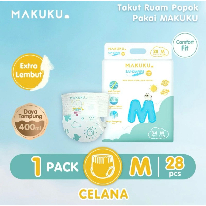 Popok makuku M 28 1 Pack