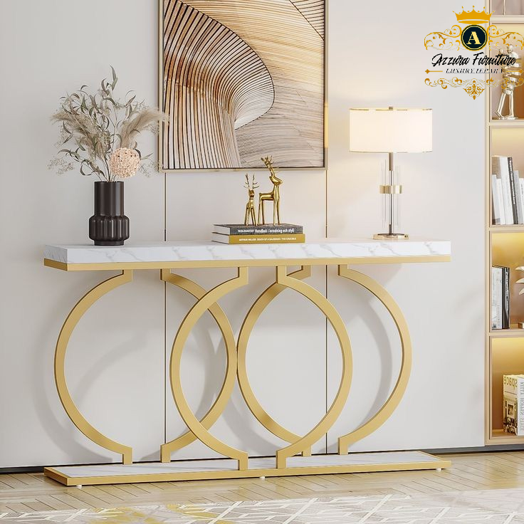 Meja konsol marble meja pajangan marmer meja hias