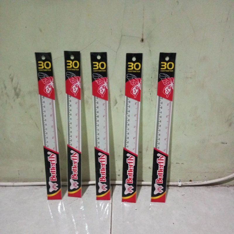 

penggaris 30 butterfly ( 1 pcs)