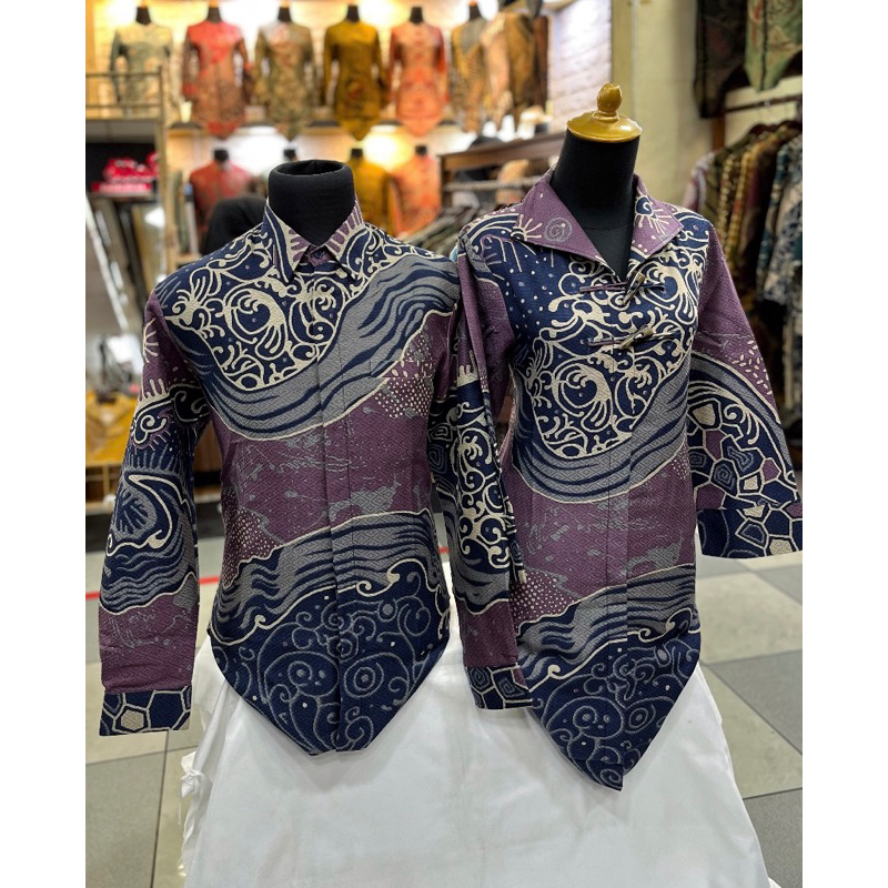 NEW batik couple doby solo premium / tunik doby / kemeja doby semi sutra