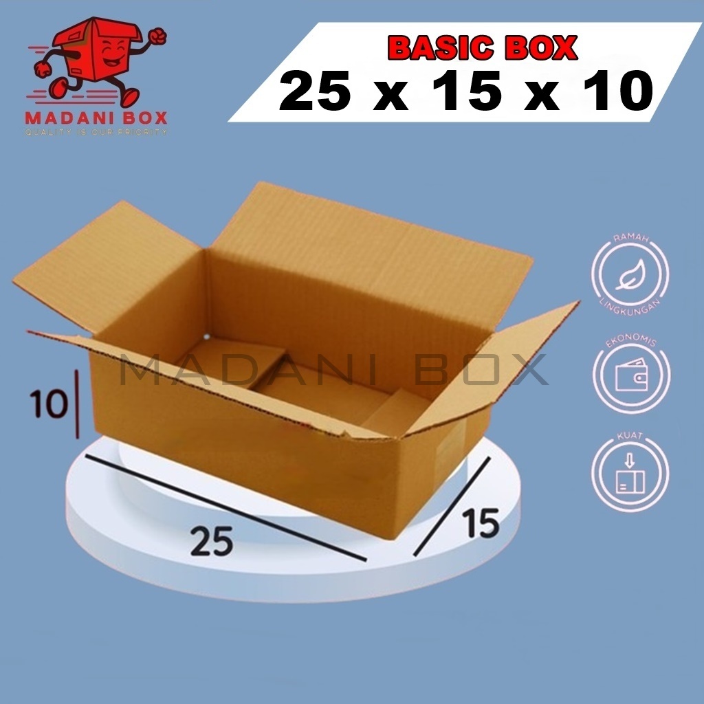 

Kardus Packing 25x15x10 - Karton Box Dus Kotak Packaging Termurah