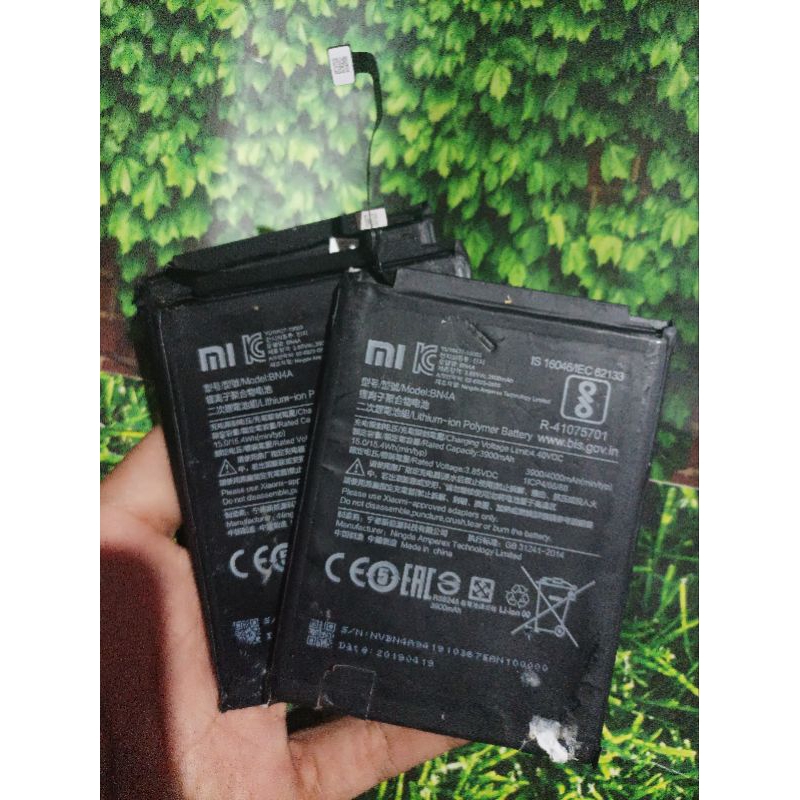 batre baterai redmi BN4A redmi note 7/7pro original normal copotan asli