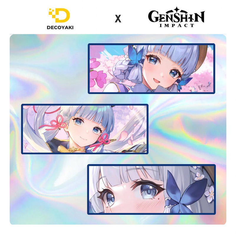

Sticker Slap Hologram Ayaka Genshin Impact, Stiker Hologram Ayaka Genshin Impact