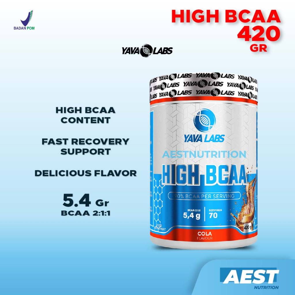 Yava Labs High BCAA 420 gram YavaLabs Asam Amino