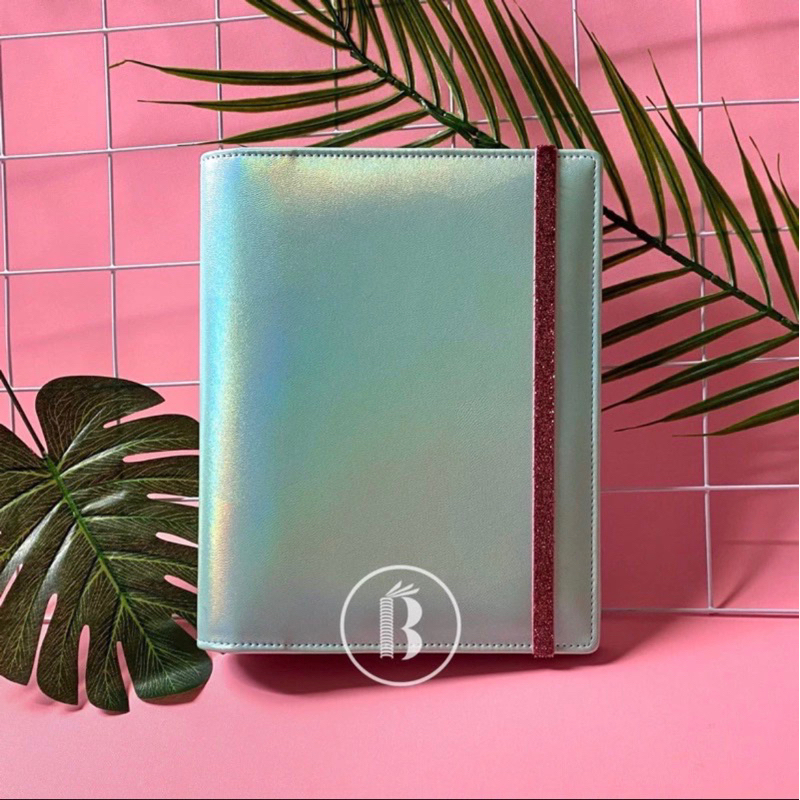 

Bindermu Ready Binder Premium Ocherish Hologram with strap GRATIS KERTAS DOTTED 20ring A5 26ring B5 Notebook Buku Agenda Jurnal Planner