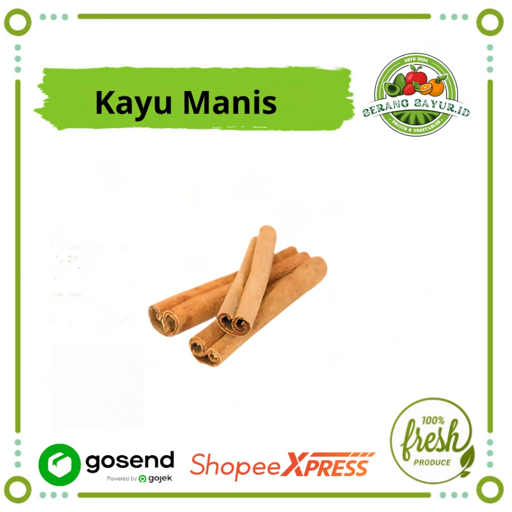 

[INSTAN SERANG] KAYU MANIS 20 GR