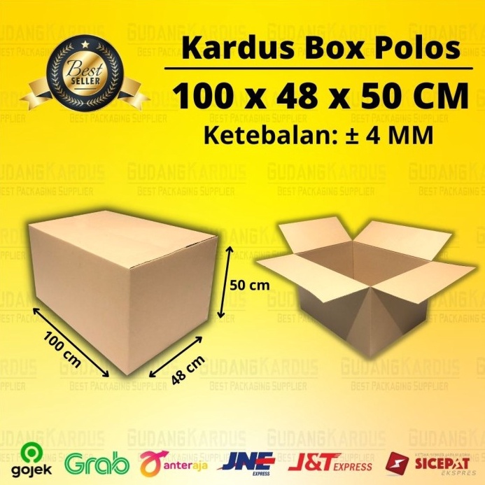 

Terlaris Kardus Karton Box 1x48x5 CM Kotak Dus Packing Pindahan Jumbo Polos