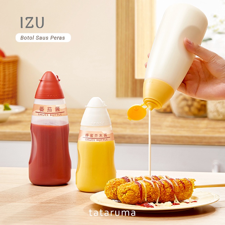 

NEW VARIAN TATARUMA New Izu Botol Saus Remas Pencet Tempat Sambal Saos Tomat Kecap Serbaguna