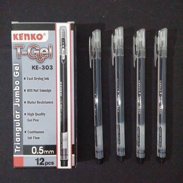 

UPGRADE Pulpen Tgel Kenko KE33 Triangular Jumbo gel
