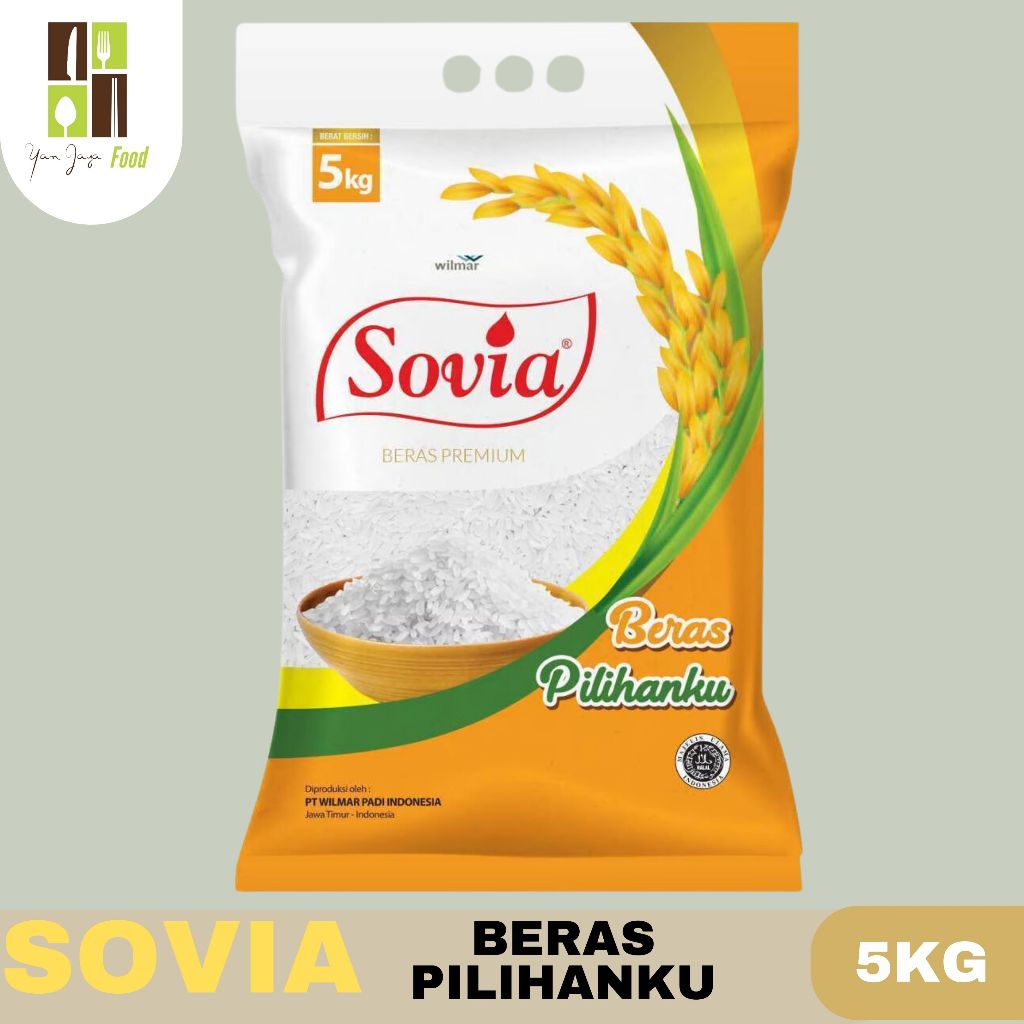 

Sovia beras premium / Beras Putih Premium Kemasan 5kg