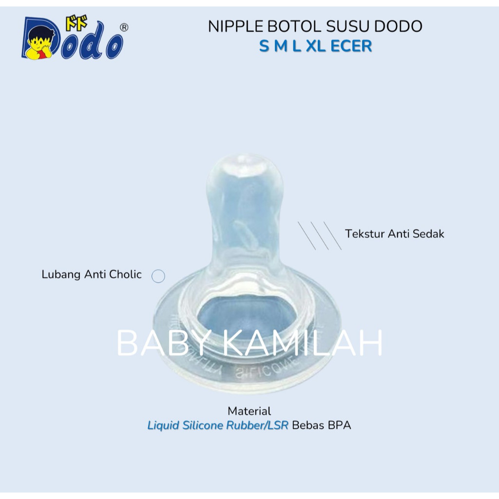 Dot Dodo Bulat ukuran S M L XL Pentil Dot DODO Bulat