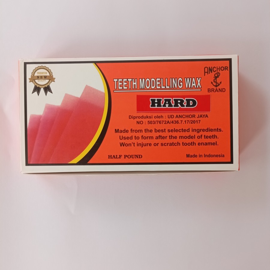 dental wax base plate Hard Anchor / Lilin malam dental Hard Keras Anchor