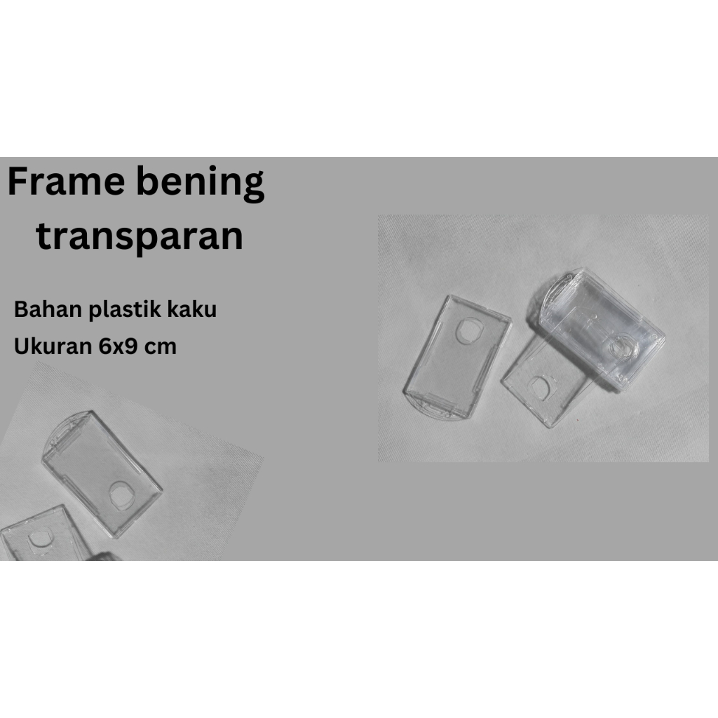 

card holder id card BENING TRANSPARAN / BENING KACA. frame idcard casing card