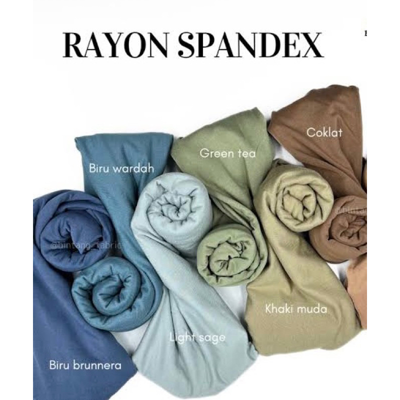 KAIN RAYON SPANDEK