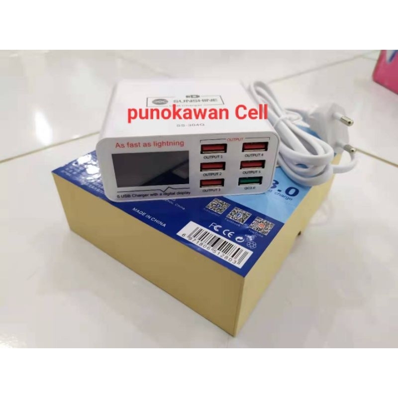Usb 6 Port Fast Charger - Schematic Sunshine SS304Q