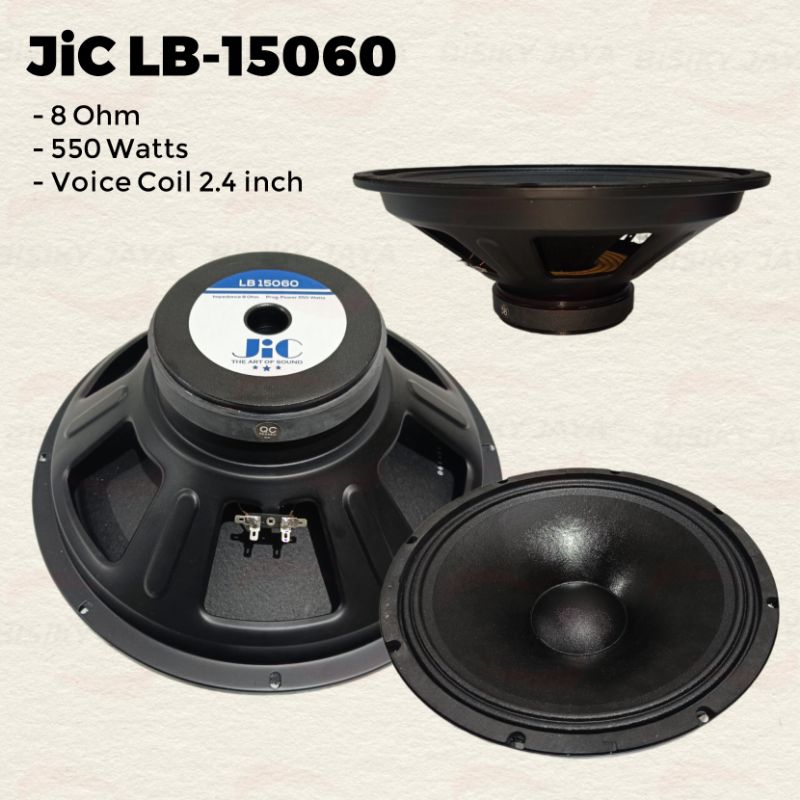 Speaker Komponen 15 inch JIC LB-15060 Original JIC LB 15060 / JIC LB15060
