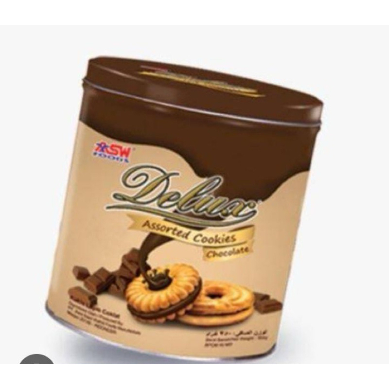 

DELUX Asaorted cookies chocolate 350gram