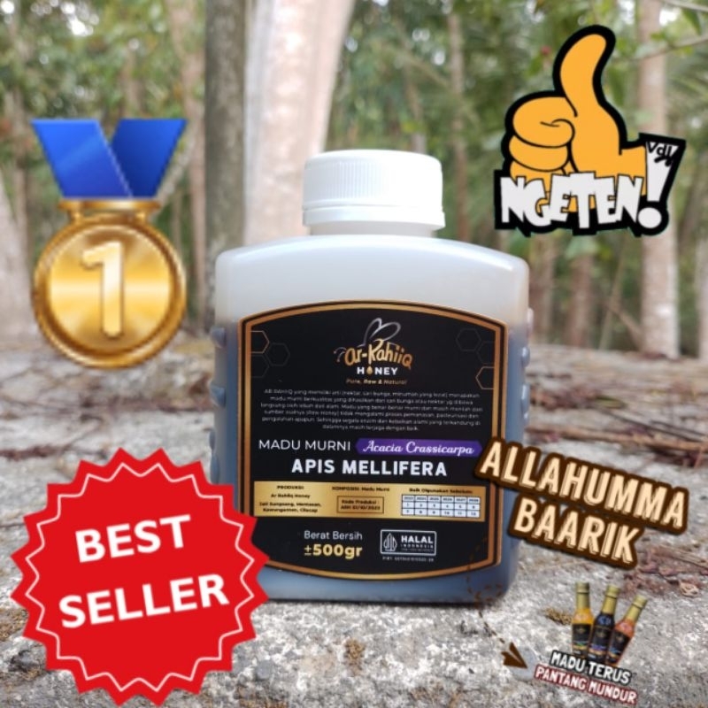 

Madu Murni Ar-Rahiiq Apis Melifera Acacia (akasia) 500gr