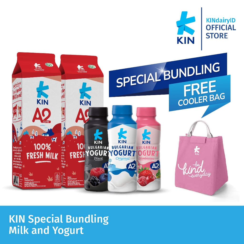 

[Special Nataru] KIN Special Bundling Susu dan Yogurt FREE Cooller Bag