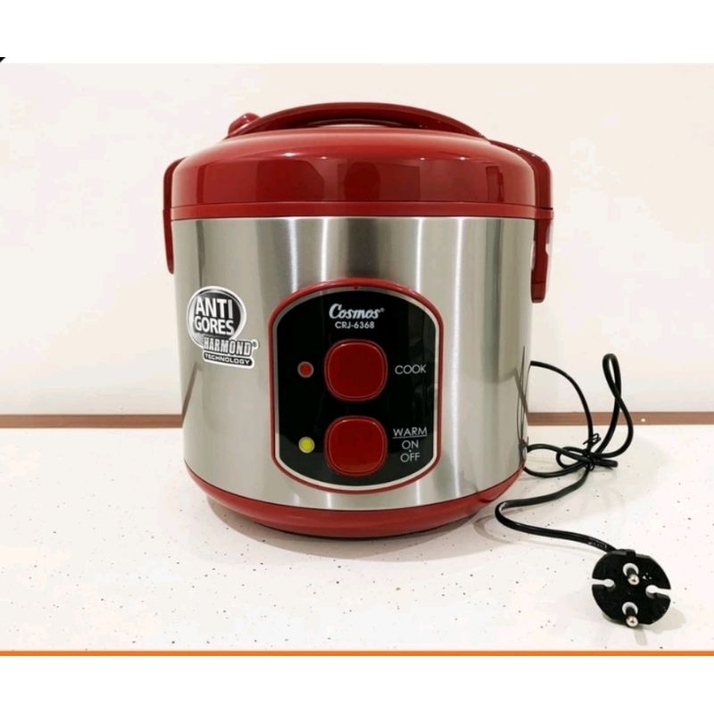 RICE COOKER COSMOS CRJ-6368 2 LITER magic jar magic warmer plus penanak nasi pemanas nasi