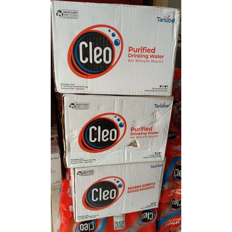 

cleo 220ml isi 40 gelas