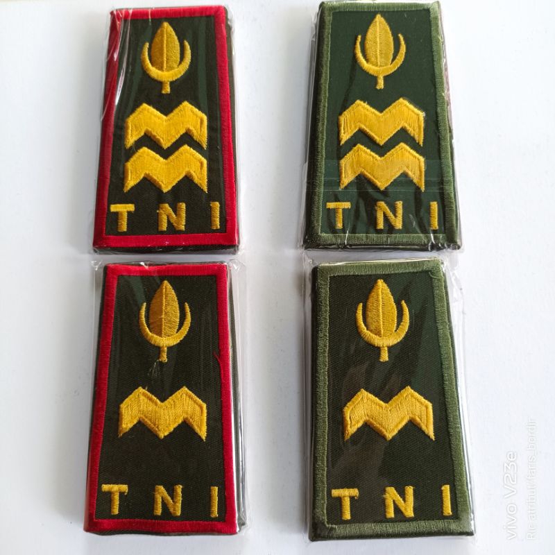 PANGKAT PDH  PELDA PELTU PANGKAT TNI AD