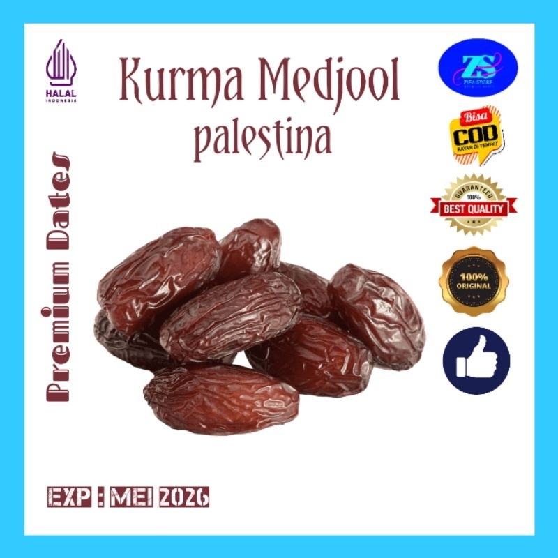 

Kurma Medjool Palestine Premium Quality 1 Kg Thinwall