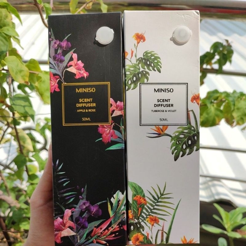 MINISO REED DIFFUSER BOTANICAL PENGHARUM RUANGAN AROMATERAPI BUNGA