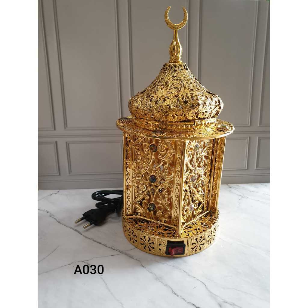 PRAPEN ANTIK LISTRIK TEMPAT PEMBAKAR DUPA/BUKHUR BLACK SERIES PRAPEN