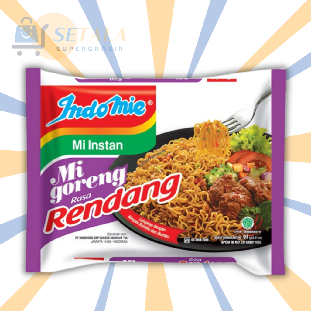 

MIE INSTAN INDOMIE RENDANG 91GR