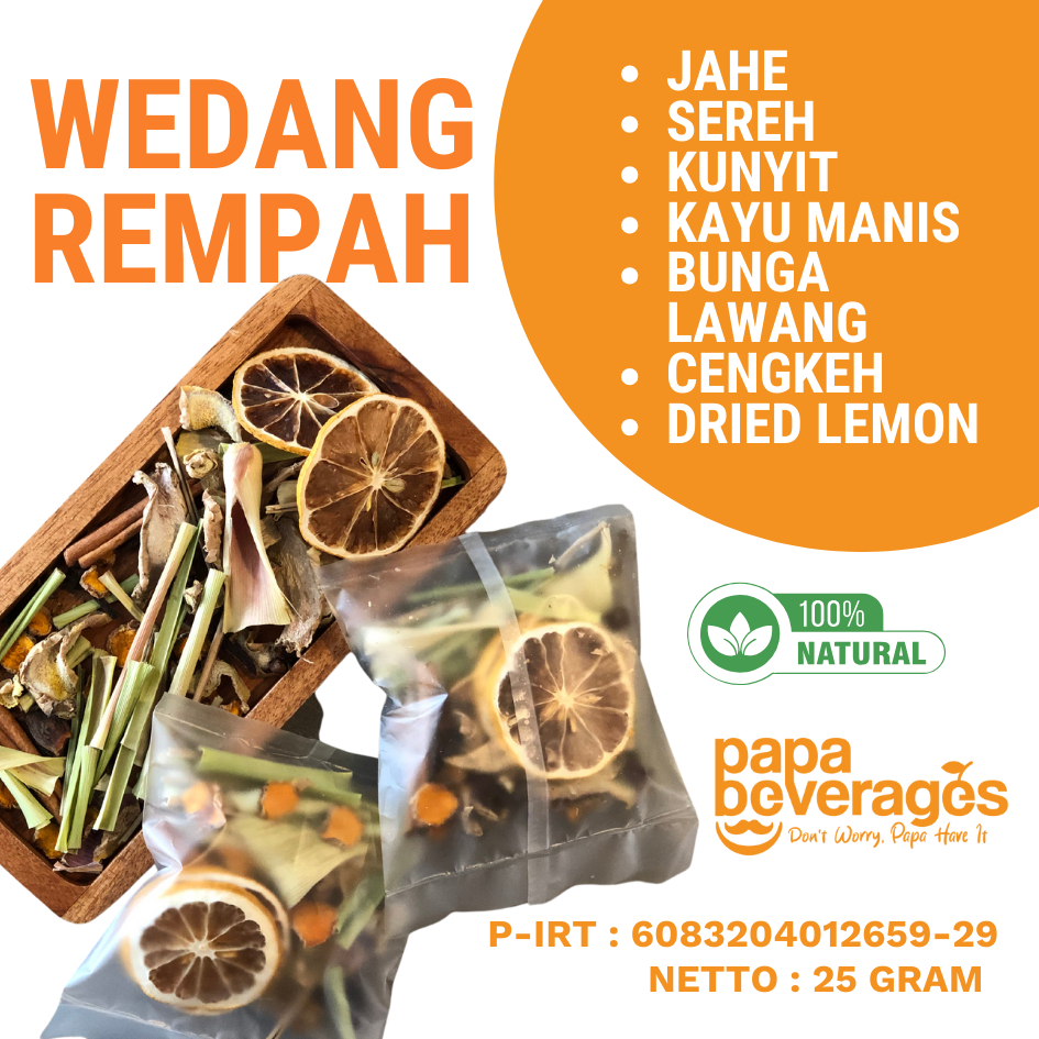 

-WEDANG REMPAH- Wedang Uwuh Teh Rempah Alami | Teh Detox Alami | Teh Diet Herbal Alami