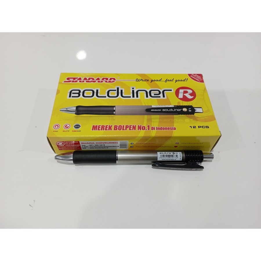 

Pulpen Standard Boldliner R Retractable 1.0 mm - Signature Pen