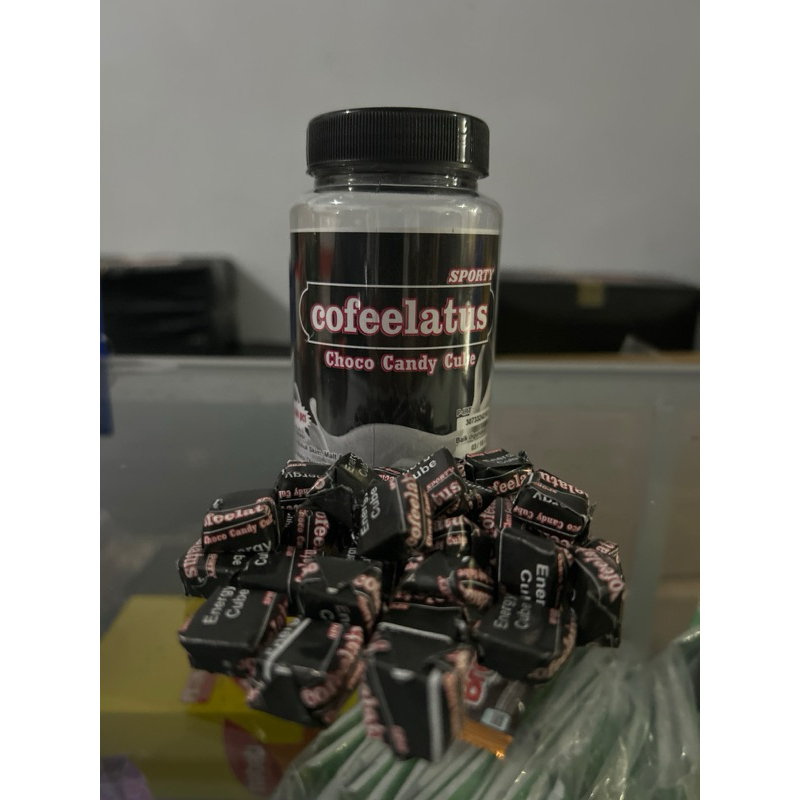 

Permen Cube Cofeelatus Choco Candy Cube isi 60 Permen Kotak