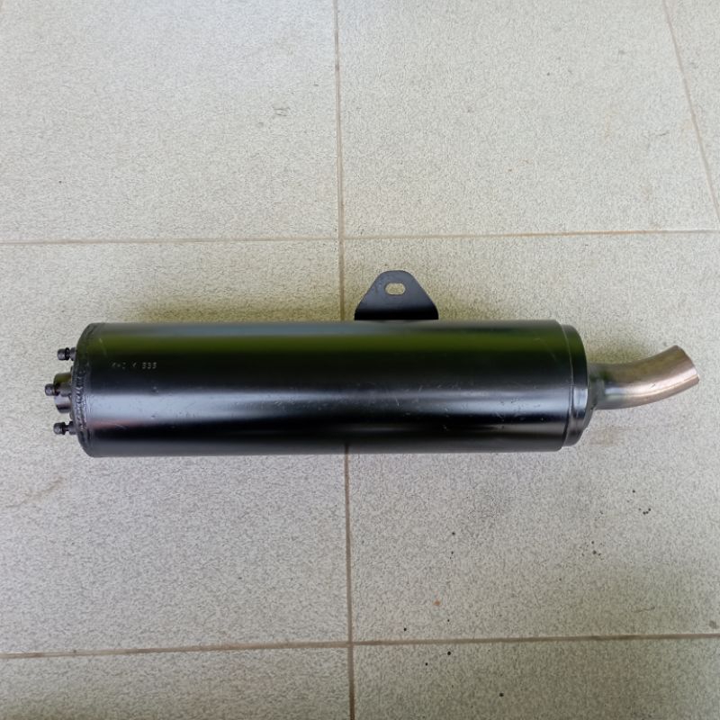 SLINCER KNALPOT BLEKAN MODEL STANDARAN KAWASAKI NINJA 250 KARBU ORI